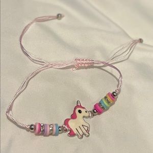 Unicorn Bracelet Hand Crafted, wear it also as an ankle Bracelet